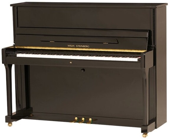 Wilh Steinberg 118 Nomos - Noir Brillant - Piano Droit - Main picture