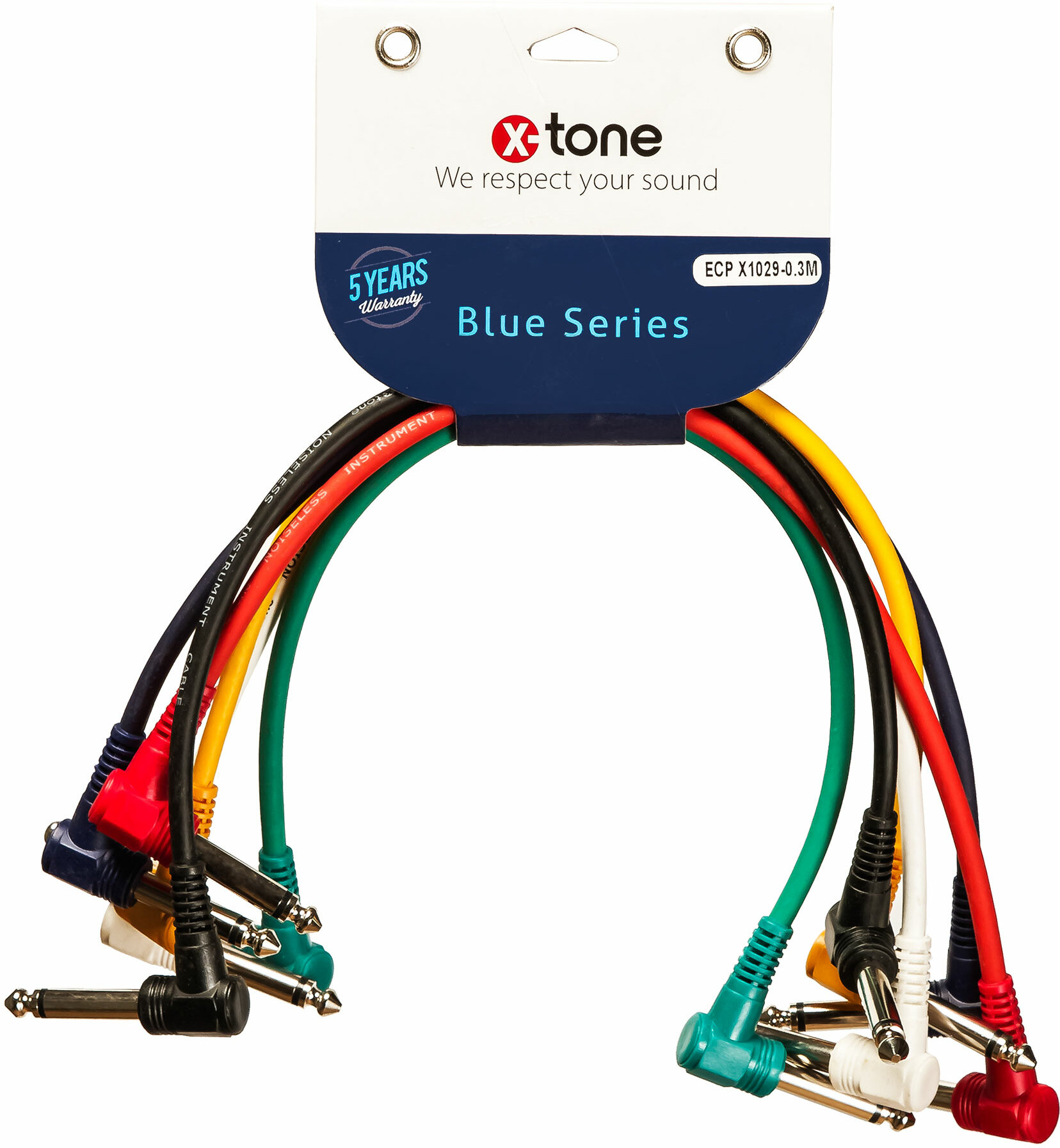 X-tone Jack Coude / Jack Coude 30cm (x6) Blue Series (x1029-0.3m) - Patch - Main picture