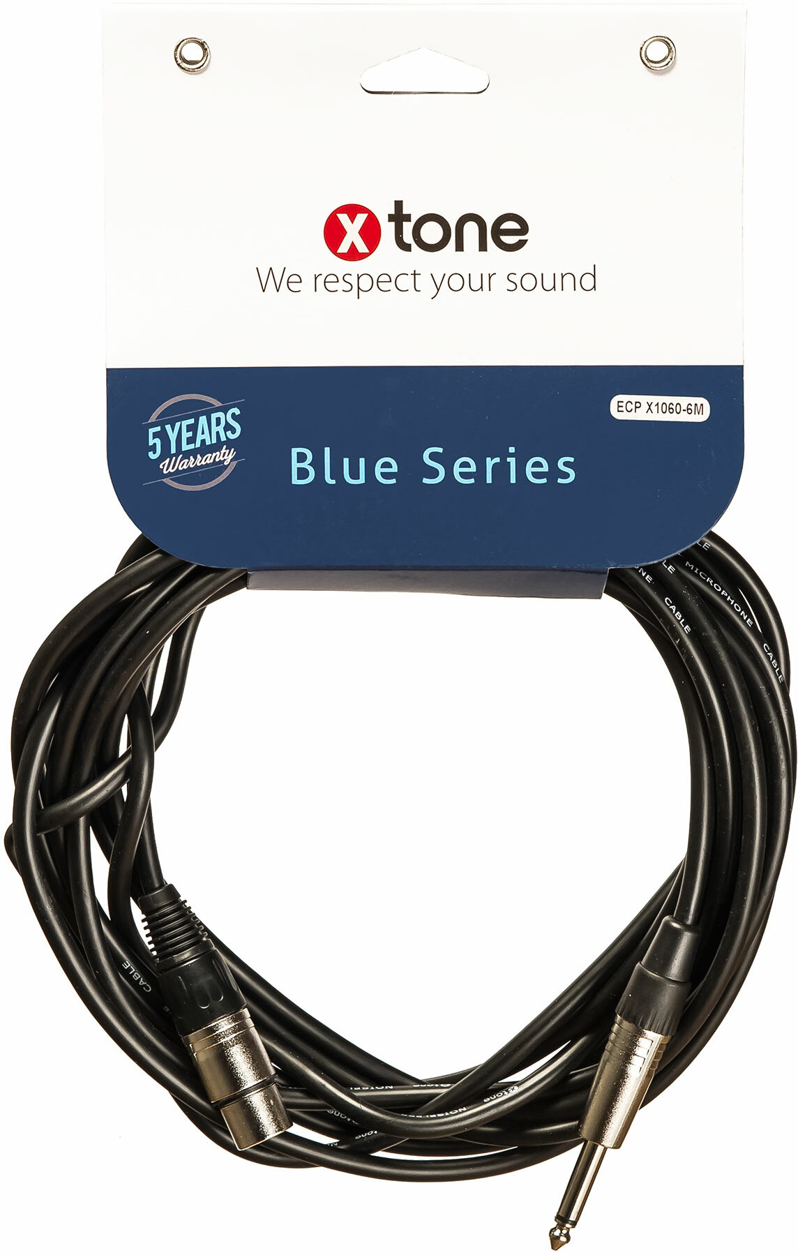 X-tone Jack / Xlr(f) 6m Blue Series (x1060-6m) - CÂble - Main picture