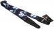 XG 3104 Nylon Guitar Strap Skull With Crow - Black & Blue