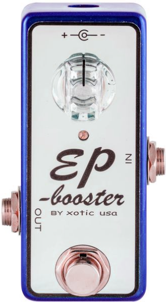 Xotic Ep Booster 15th Year Ann. Ltd Metallic Blue - PÉdale Volume / Boost. / Expression - Main picture