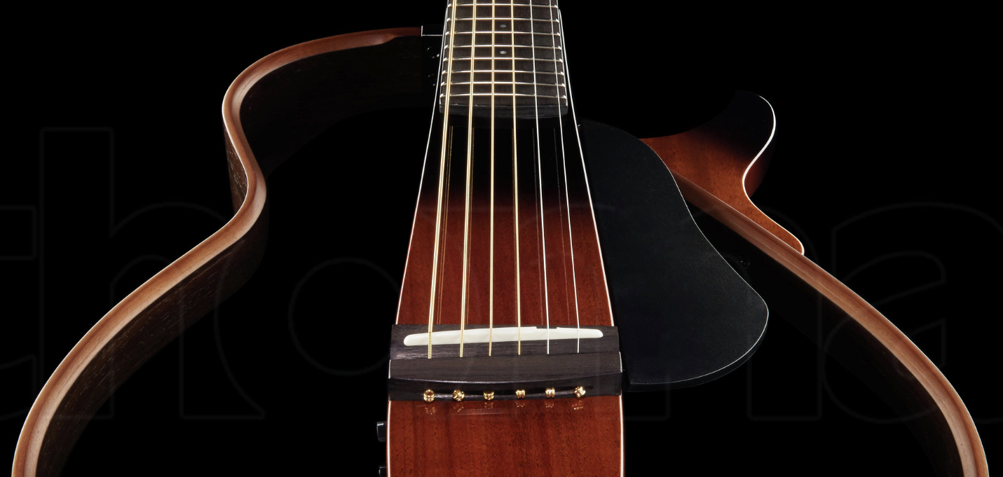 Yamaha Silent Guitar Slg200sii Steel String Cw Tout Acajou Rw - Tobacco Brown Sunburst - Guitare Folk - Variation 3