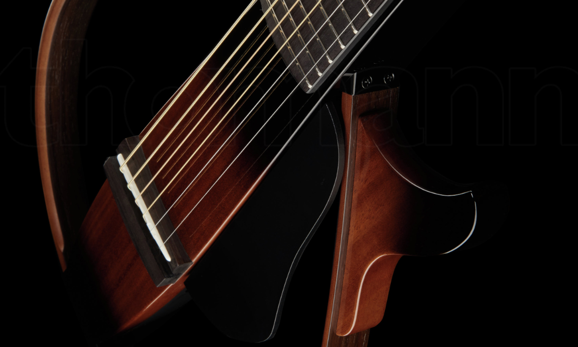 Yamaha Silent Guitar Slg200sii Steel String Cw Tout Acajou Rw - Tobacco Brown Sunburst - Guitare Folk - Variation 4