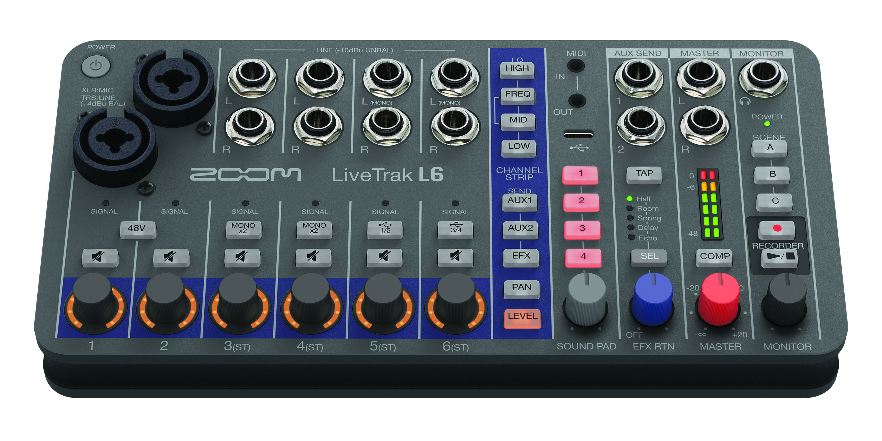 Zoom Livetrak L6 - Table De Mixage Analogique - Variation 3